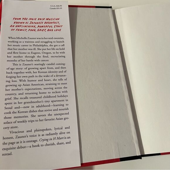 Crying in H Mart: A Memoir by Michelle Zauner Hardcover Book - Picture 4 of 11